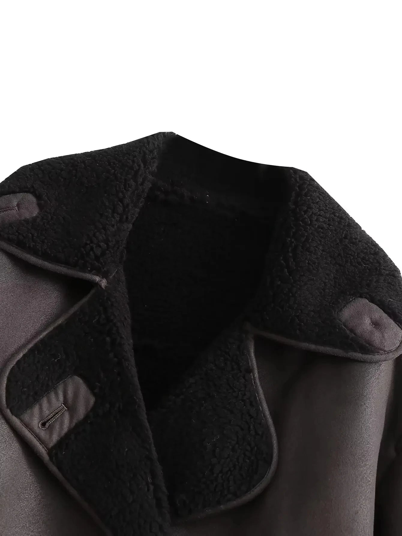 SINGLE-BREAST SHEARLING JACKET