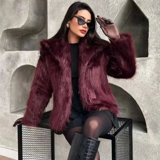 FAUX FUR JACKET