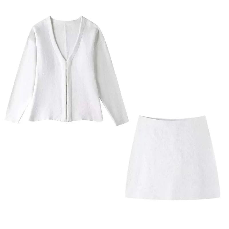 KNIT SKIRT CO-ORD